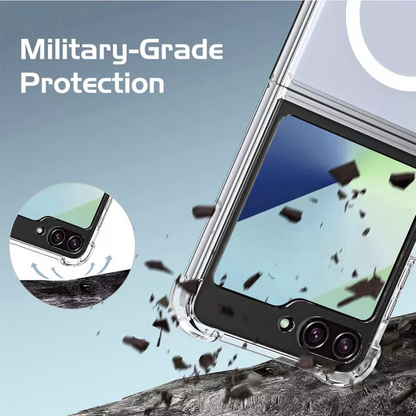 Magnetic Case Cover 5 Samsung Galaxy Z Flip5 5G Clear Magsafe
