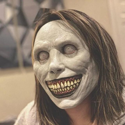 Scary Latex Face Mask Horror Halloween Monster Dead Smiling Demons Zombie
