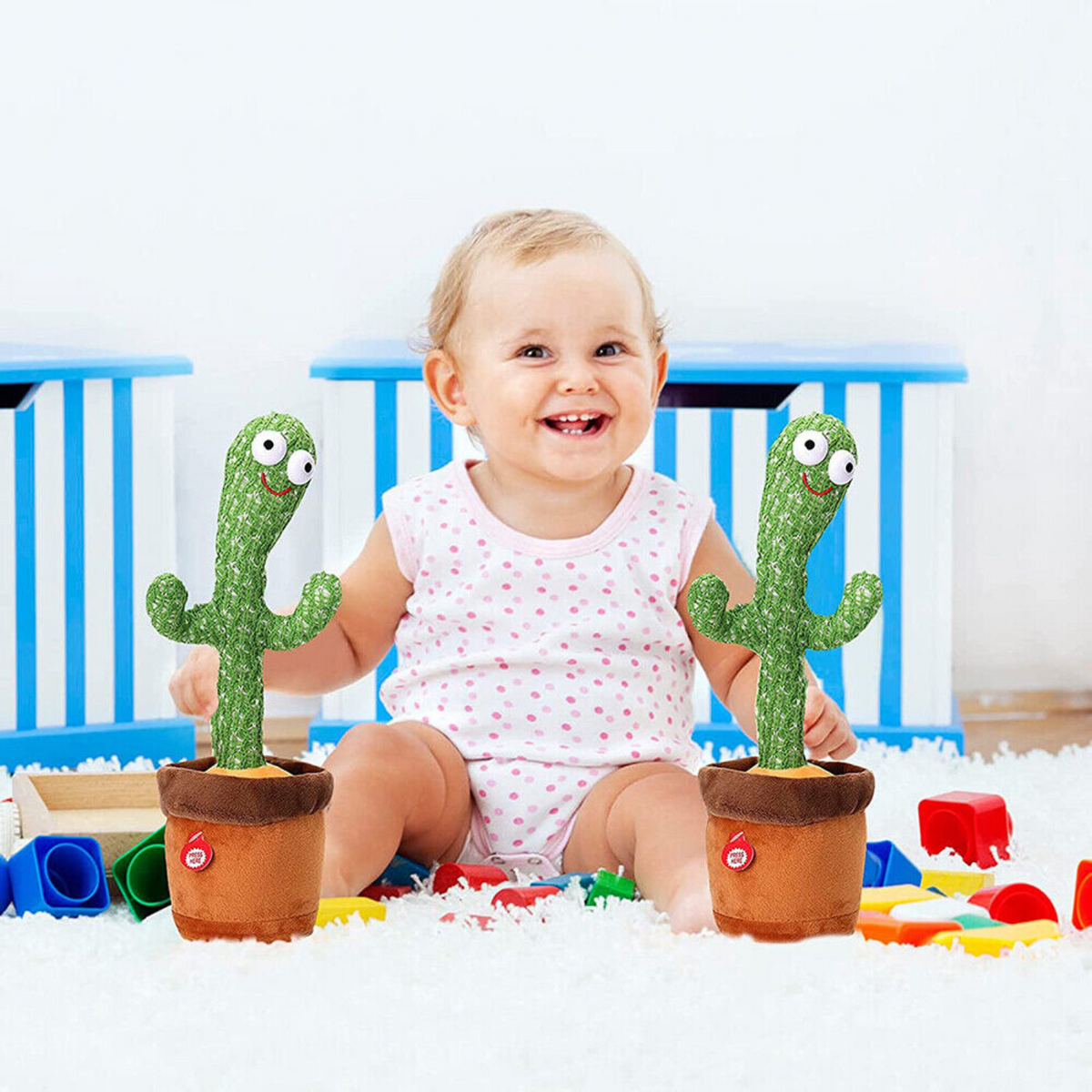 Recording Funny Toys Dancing Cactus Plush Toy Electronic Shake with Songs Gifts