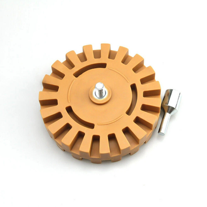 Car Rubber Eraser Wheel Adhesive Pinstripe Sticker Decal Removal Tool Kit Use