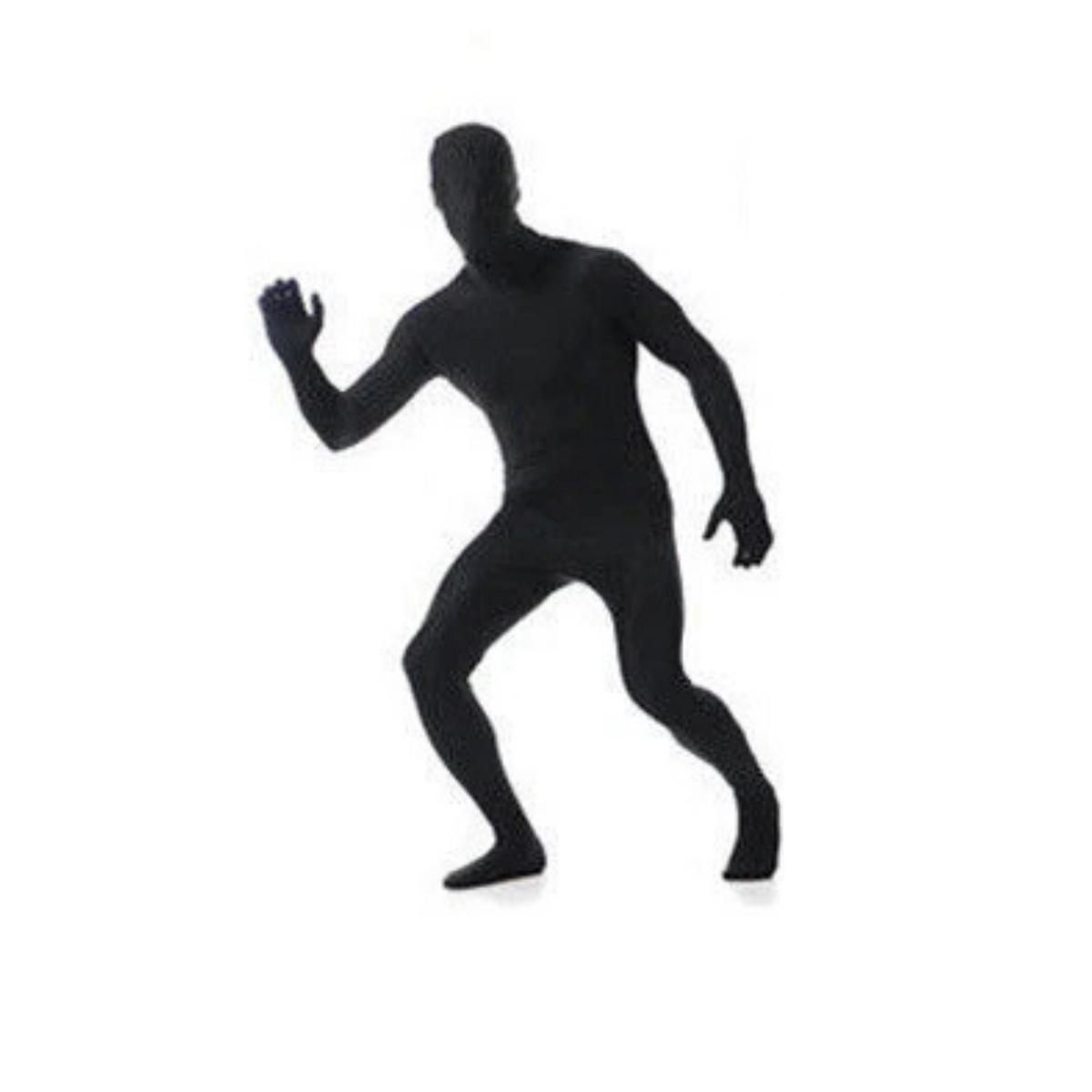Parties Adult Spandex Costume Black Full Stretch Body