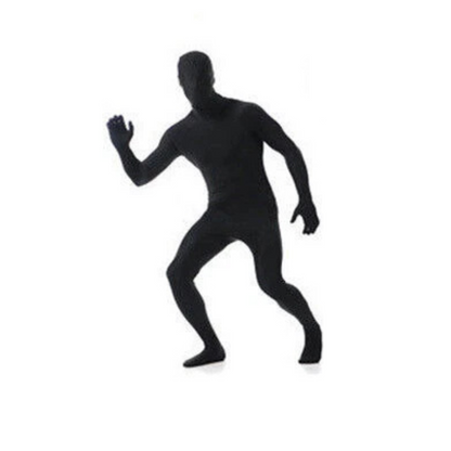 Parties Adult Spandex Costume Black Full Stretch Body