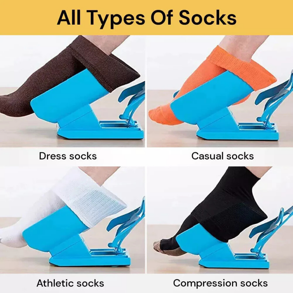 Easy Off Pulling Shoes Aid Kit Sock Slider Creative Dressing Helper Easy On