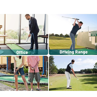 Retractable Golf Training Aid Swing Grip Golf Practice Tool Black