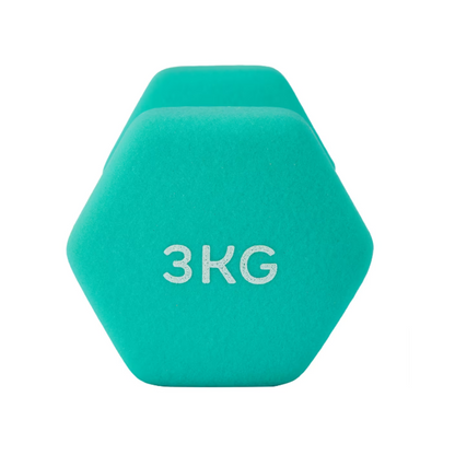 3KG Weightlifting Dumbbell Yoga Fitness Anko Anti Slip Dumbbells Exercise Home