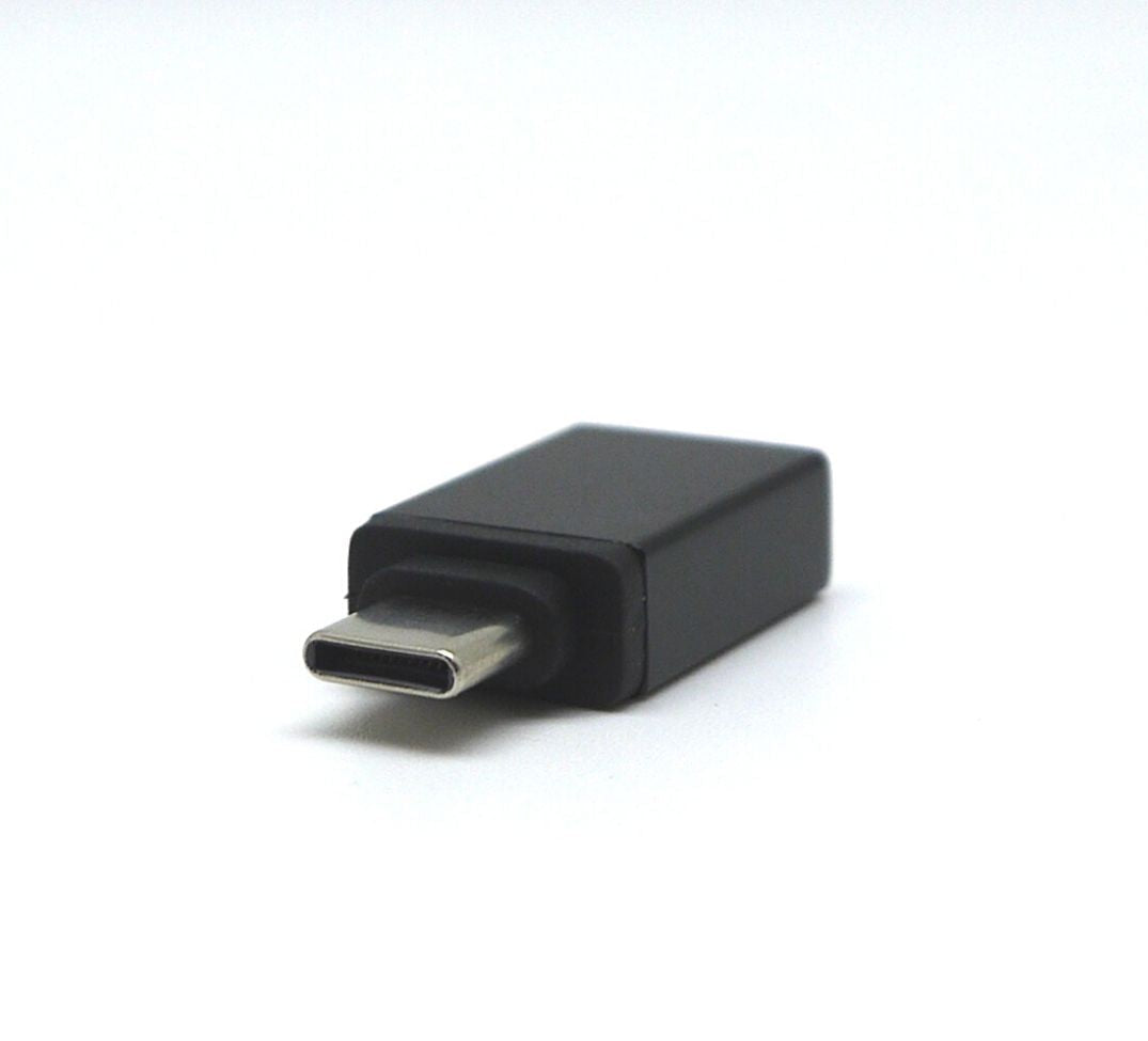 USB 3.1 Type C Male to USB 3.0 A Female USB-C OTG Data Adapter Black