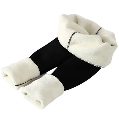 Fleece Lined Women Stretchy Pants Thick Warm Thermal Slim Winter Leggings XL