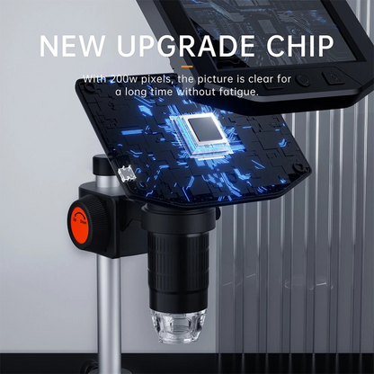 Digital Microscope 4.3" Digital Magnifier 1000x LCD USB Coin Microscope Repair