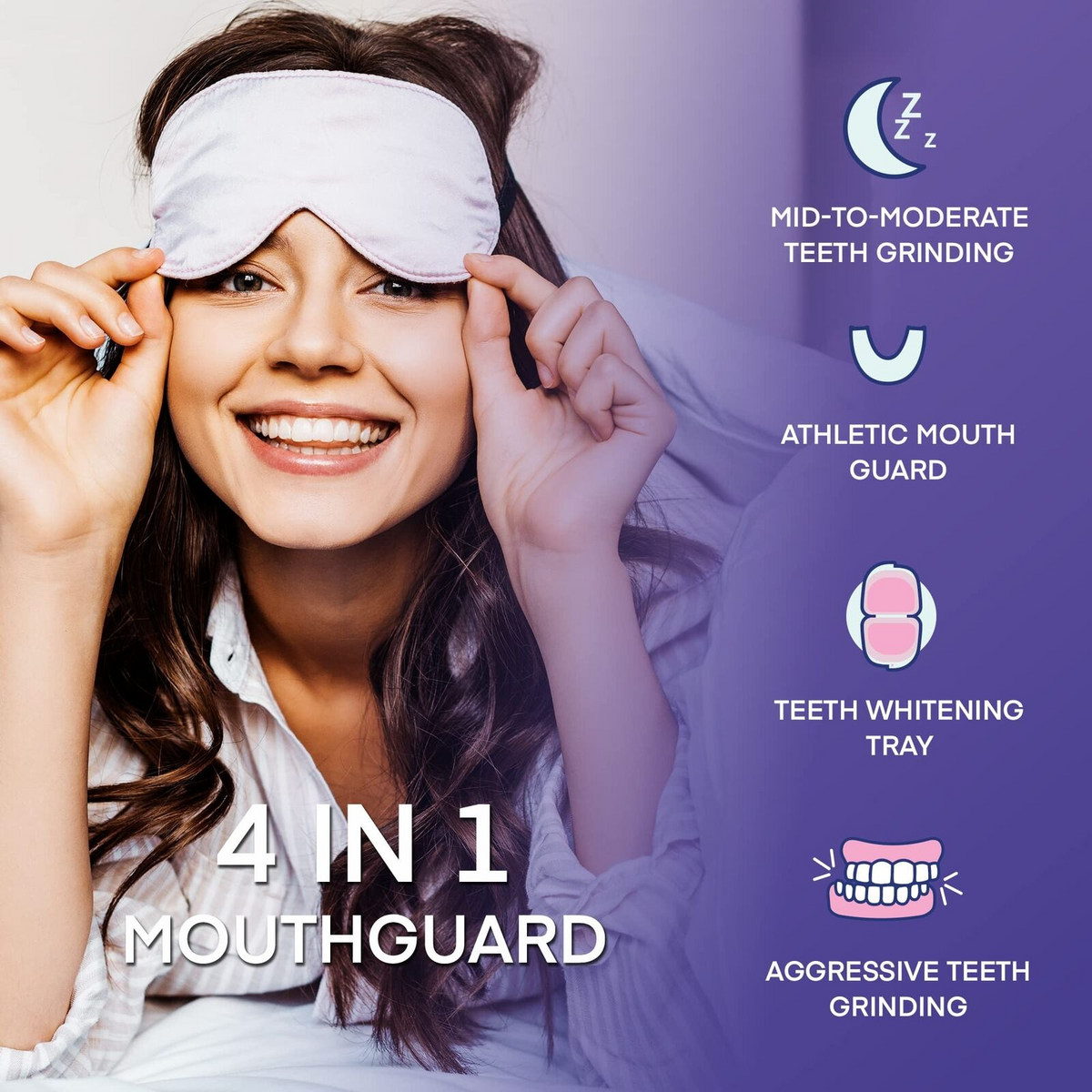 Mouth Guard Sleeping Dental  Night Bruxism Clenching Teeth Grinding