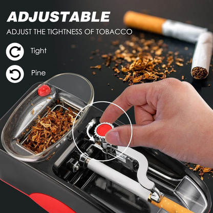 Automatic Cigarette Machine 6.5mm Ultra Slim Electric Tobacco Roller Injector