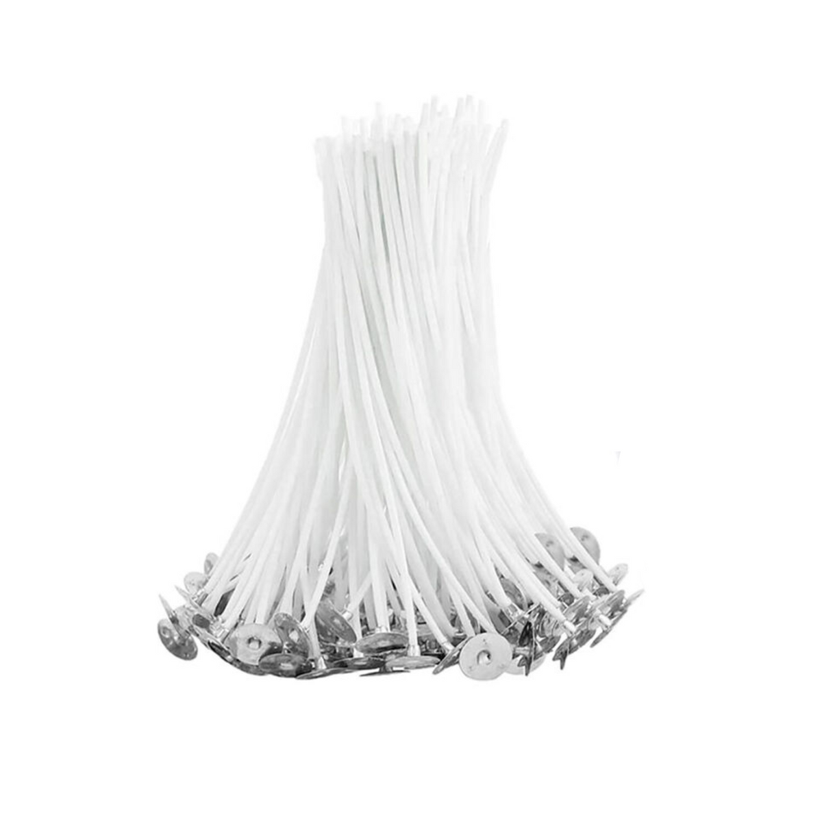 Core Holder Low Smoke Sustainers Cotton Candle Wicks Pre Waxed Tabs 100x