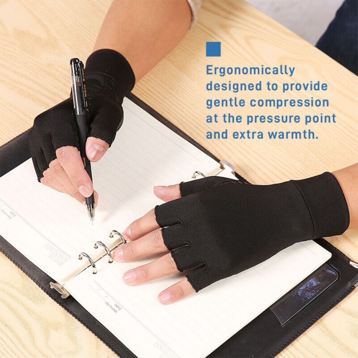 Large Gloves Hand Wrist Compression Copper Hand Wrist Brace Finger