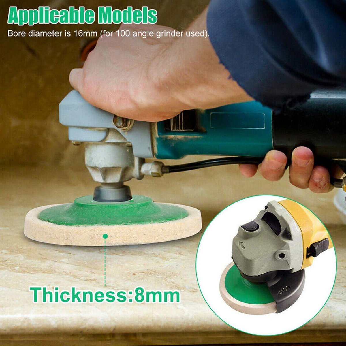 Buffing Polishing Disc Wool Felt Polishing Wheel Pad For Rotary Tool