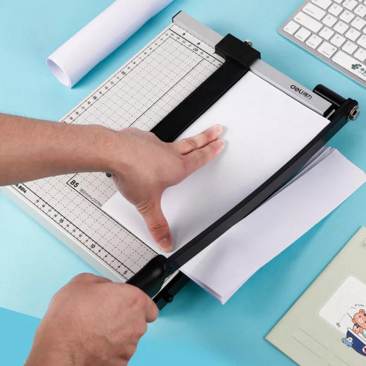 Guillotine Knife Trimmer Office Premium Paper Photo Cutter Portable A4 To B7