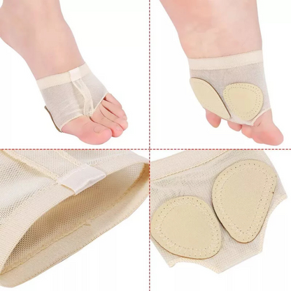 Half Lyrical Shoes Paws Pad Forefoot Cover Ballet Dance Foot Thongs Toe Medium
