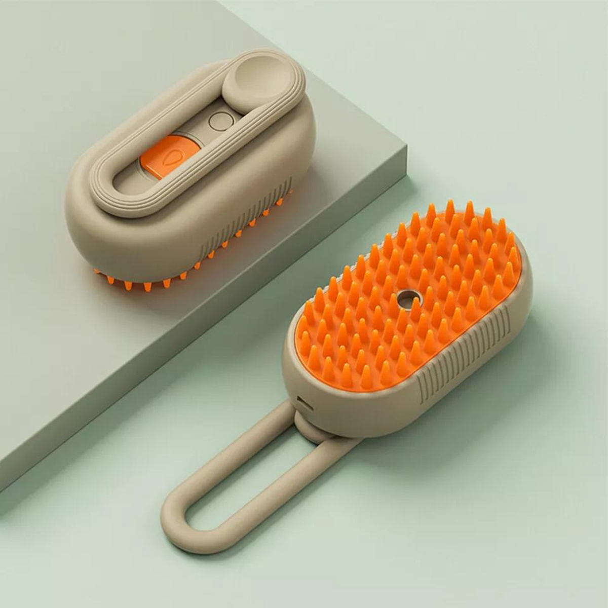 Grooming Dog Water Brush Spritz Defur Comb For Cats, Celery Pet Steam