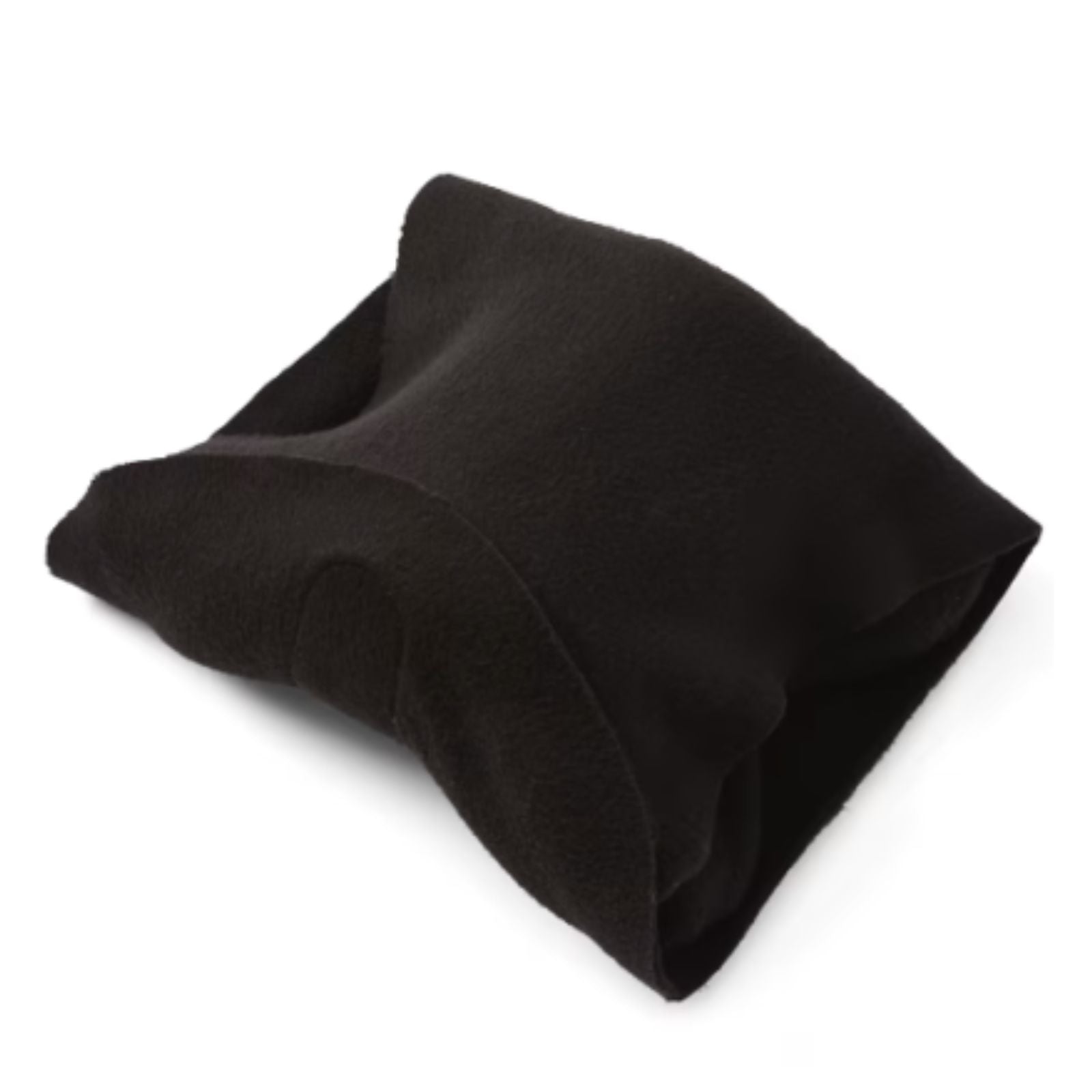 Portable Neck Collar Brace Black Travel Wrap Pillow Sitting Nap Soft Support