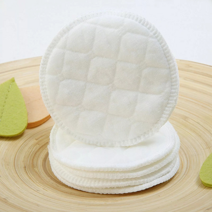 White Pads Organic Plain Washable Pads 40PCS Bamboo Reusable Breast Pad