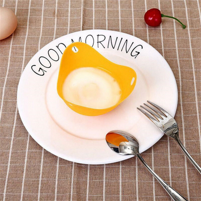 Poached Cups Moulds Silicone Egg Poacher Poaching Pods Pan For Kitchen