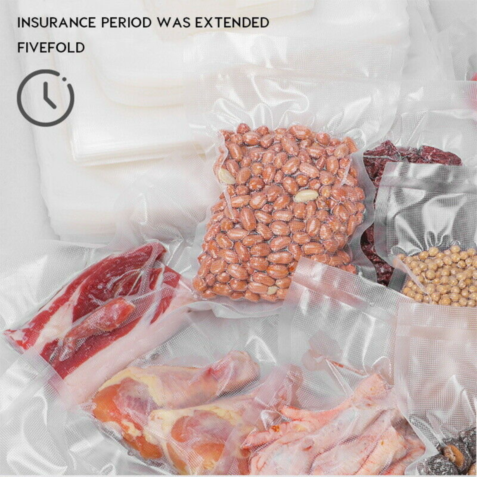 28x40cm Food Storage Saver Vacuum Sealer Bags Precut Heat Seal Cryovac