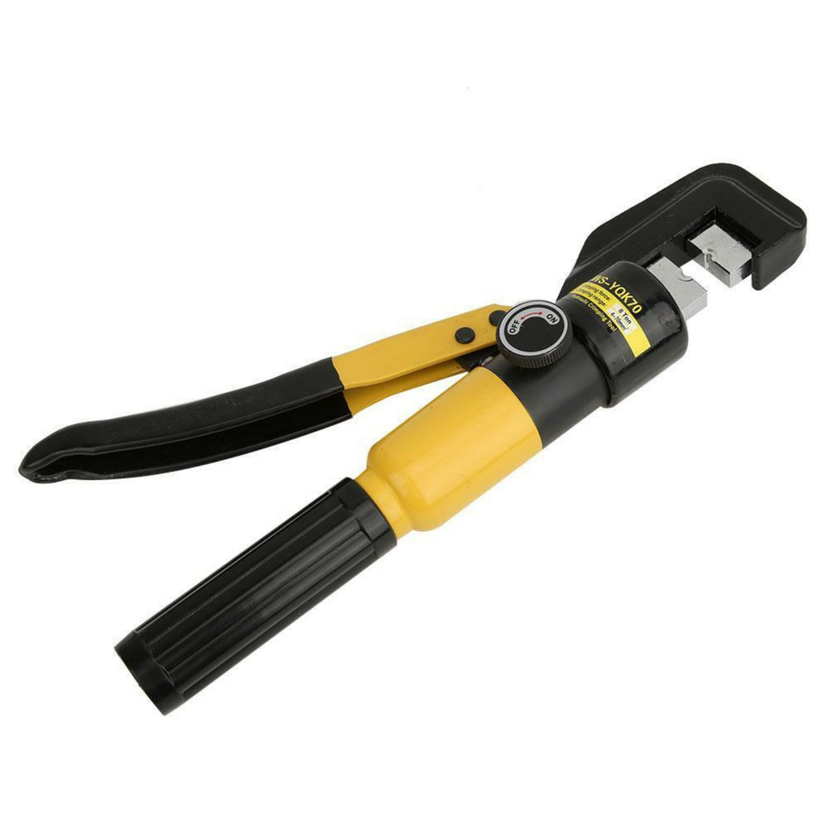 Force Crimping Tool Kit 4-70mm 8 Ton Hydraulic Wire Crimper 9 Dies Lug
