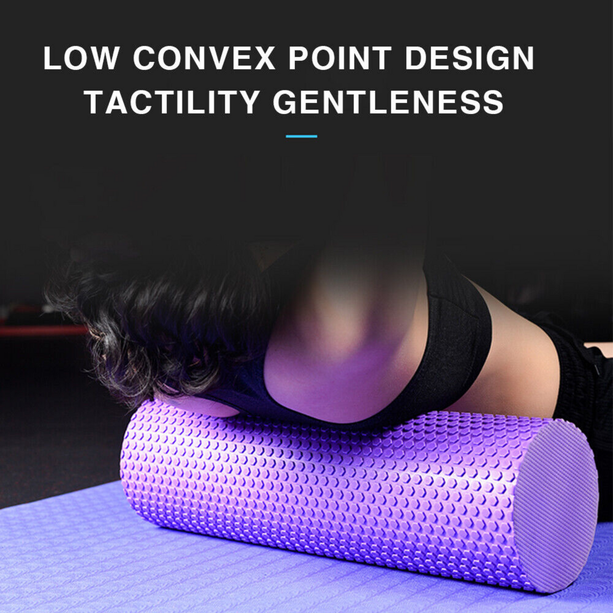 Physio Yoga Fitness Pilates Foam Roller Long GYM Exercise Training Massage 90CM