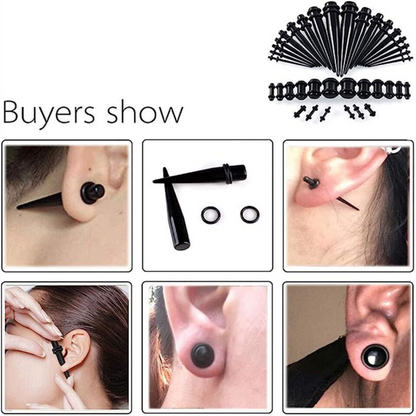 Stretcher Tapers Expander Ear Stretching Kit Set Stretch Ear Plug