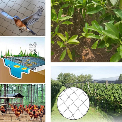 Commercial Anti Bird Netting Mesh Net Black 20mx5m Garden Protection Safety