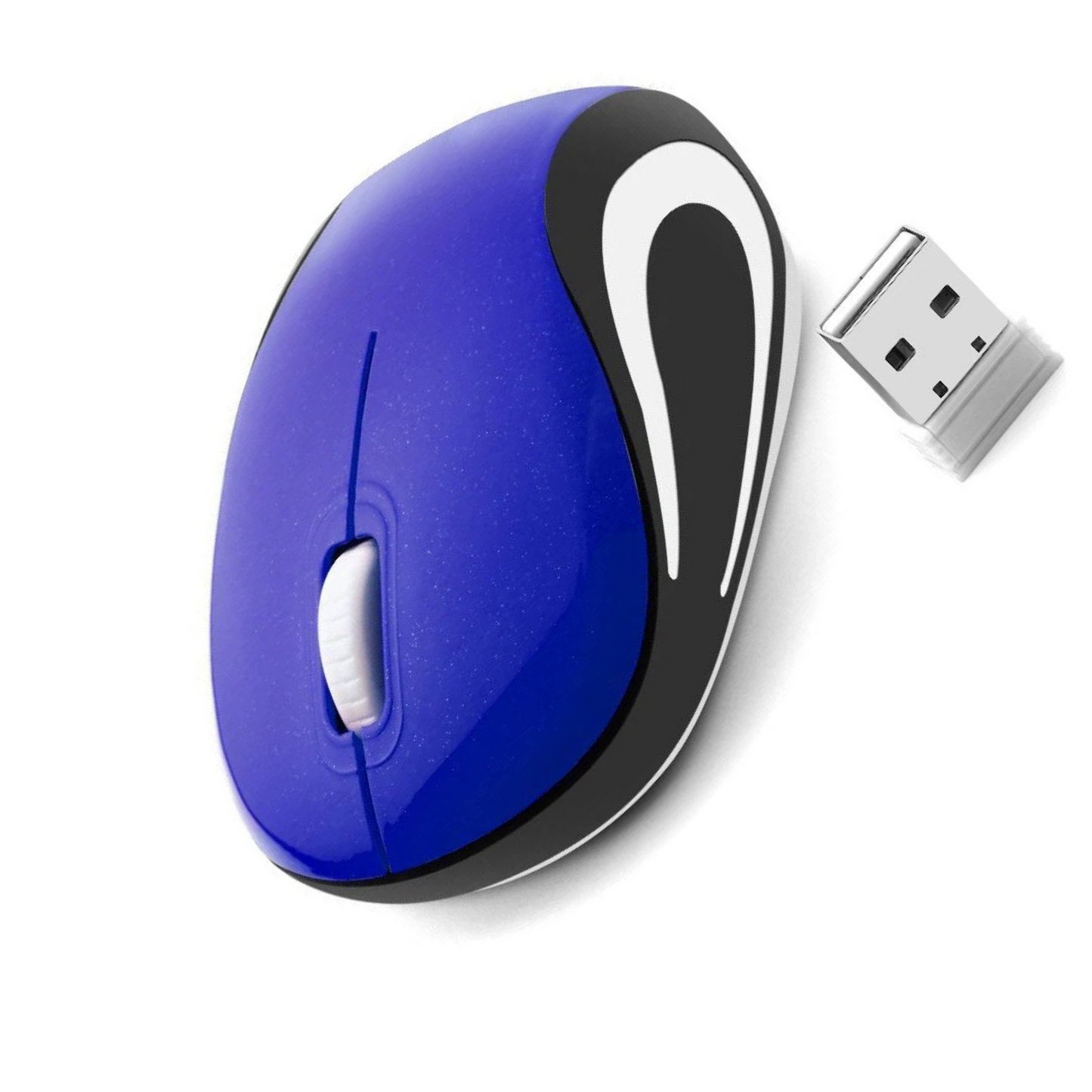 Cordless Optical Mouse Adjustable DPI Wireless Mouse in Blue