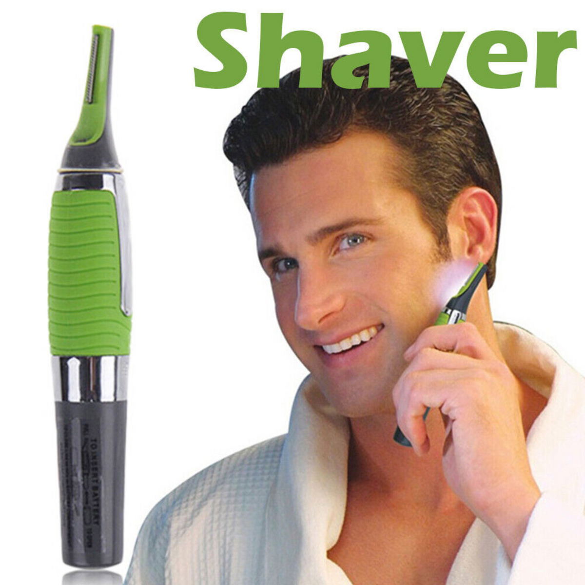 Personal Hair Trimmer Micro-Touch Max Groomer Nose Ear Eyebrows Neck