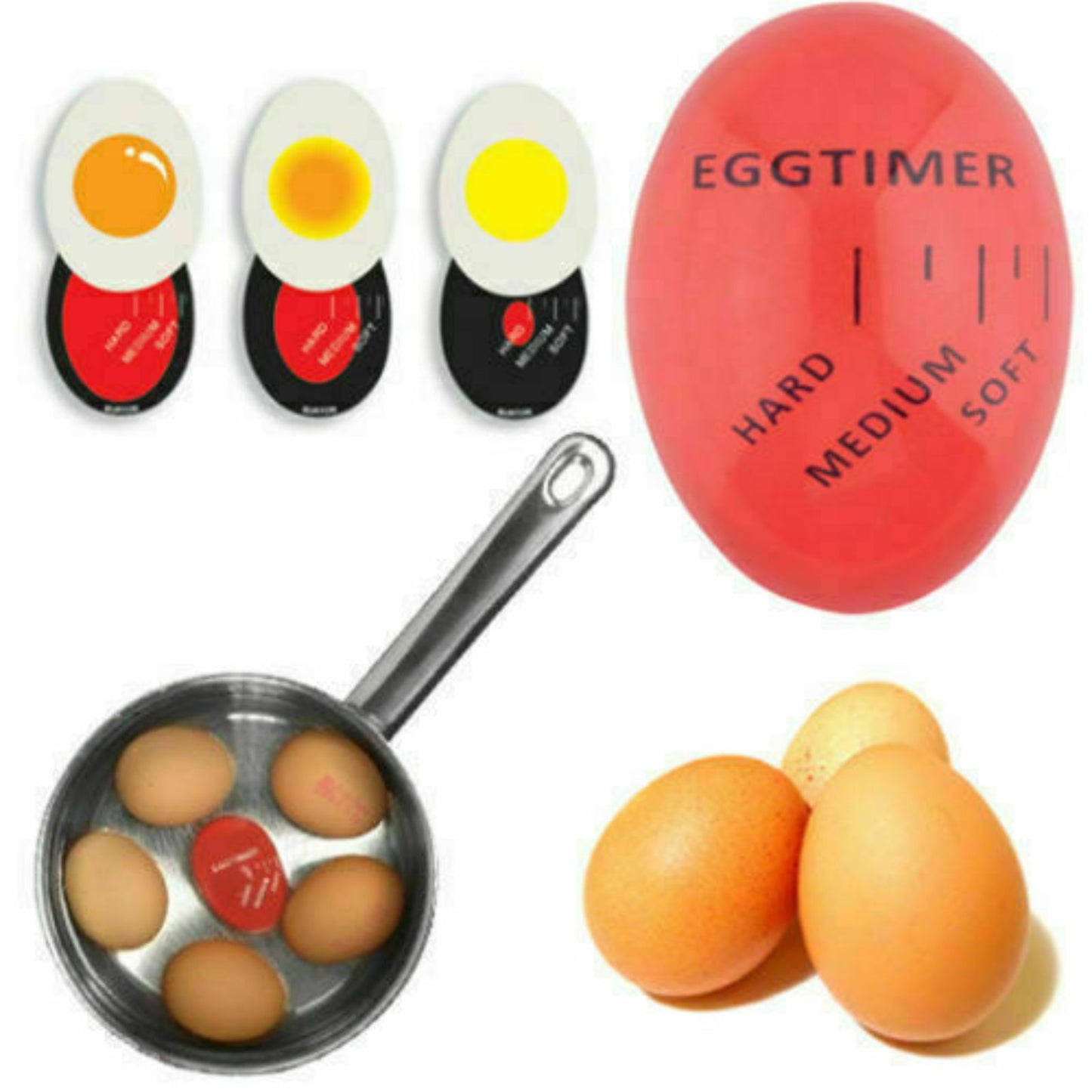 Perfect Boiled Eggs By Temperature Colour Changing Egg Timer Kitchen Helper