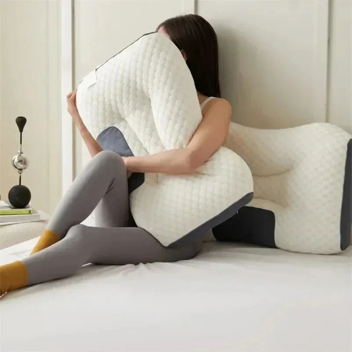 Foam Cervical Neck Contour Pillow Adjustable