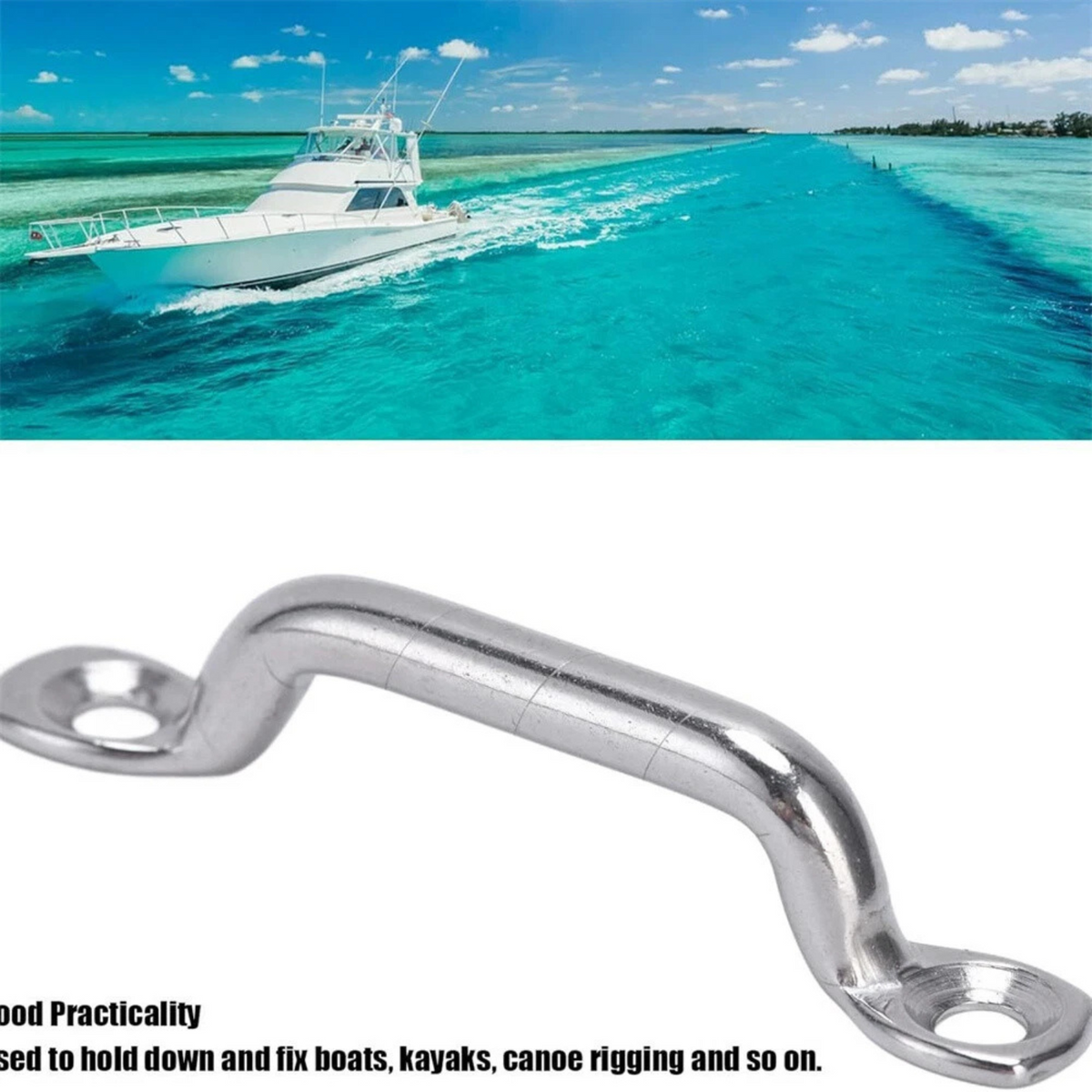 Stainless Steel Lashing Ring Tie Downs for Cargo and Trailer Use 10x