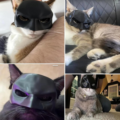 Small Pet Halloween Mask Bat Cat Costume Accessory Dress Up S