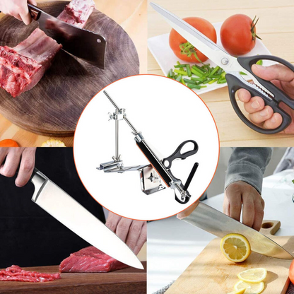 Sharpener Fix-angle With 4 Stones Professional Kitchen Sharpening System