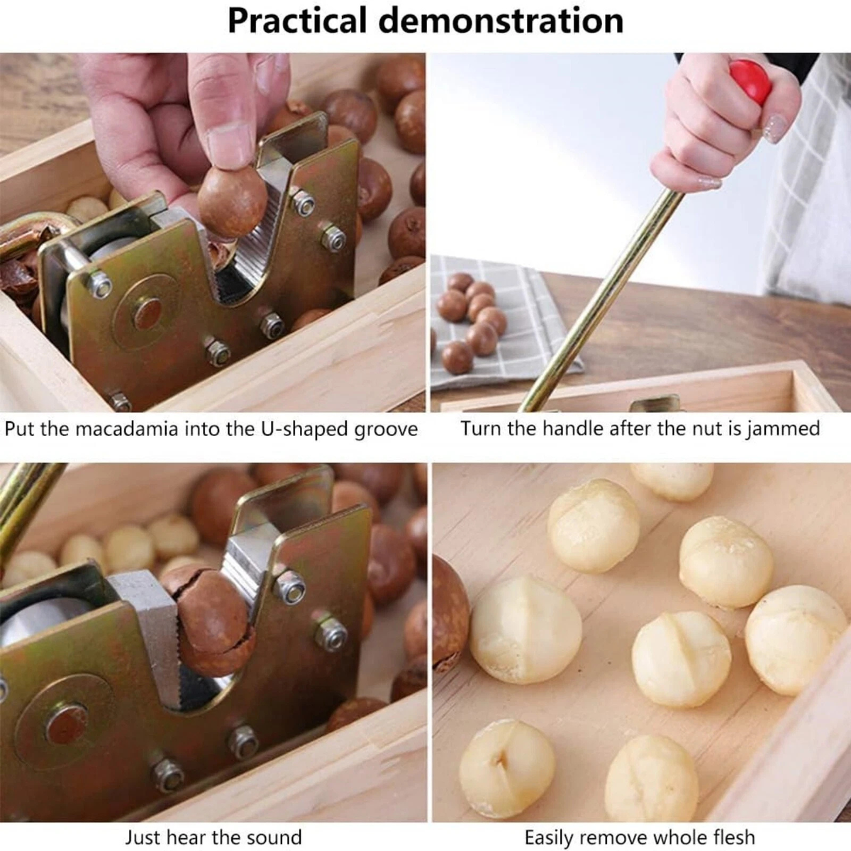 Multipurpose Peeling Machine Macadamia Walnut Opener Nut Cracker