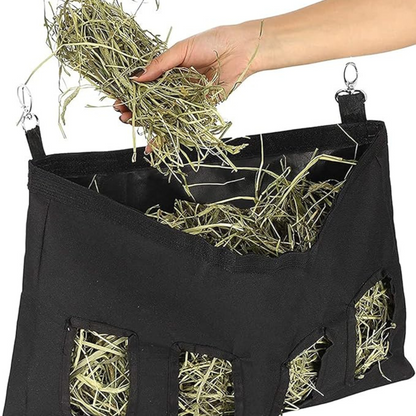 Pet Hanging Pouch Feeder Holder Rabbit Hay Bag Guinea Pig Eating Feeding Large
