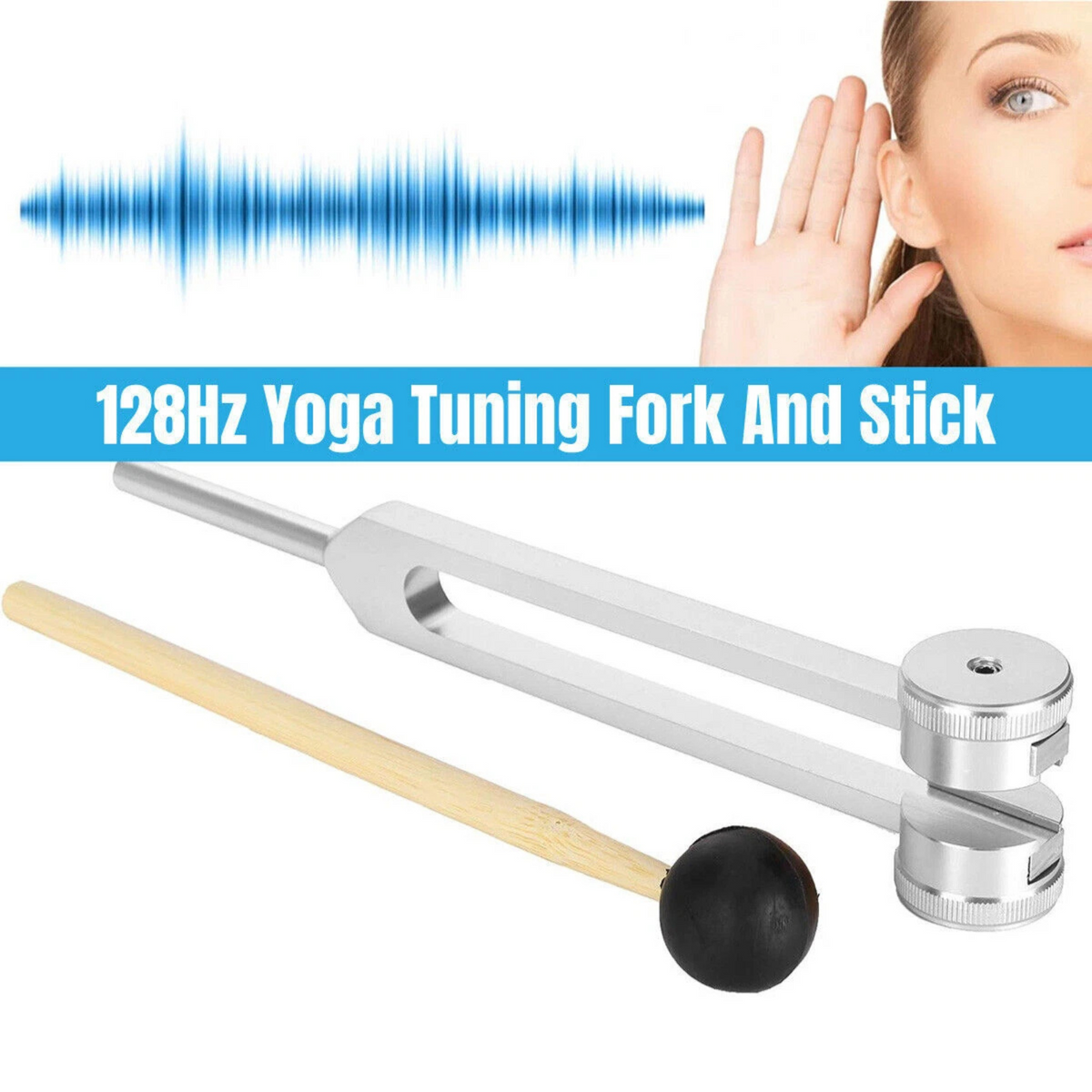 Healing Tuning Fork Instrument for Sound Therapy Relaxation and Body Balance