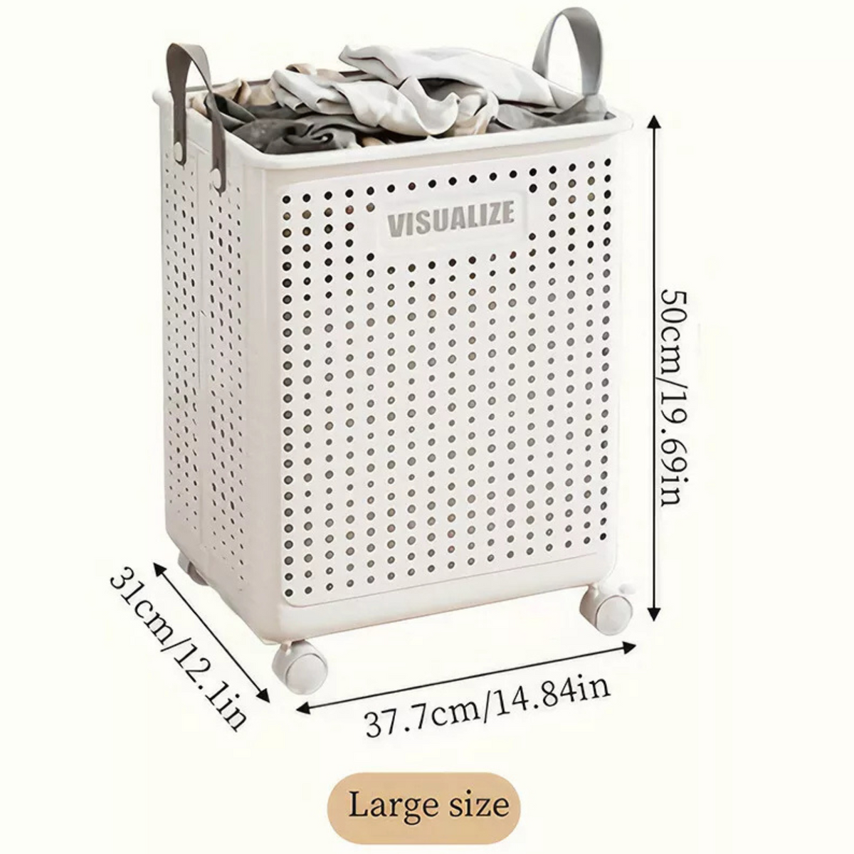 Foldable Washing Hamper Clothes Laundry Basket Storage Bag Bin Organiser Large