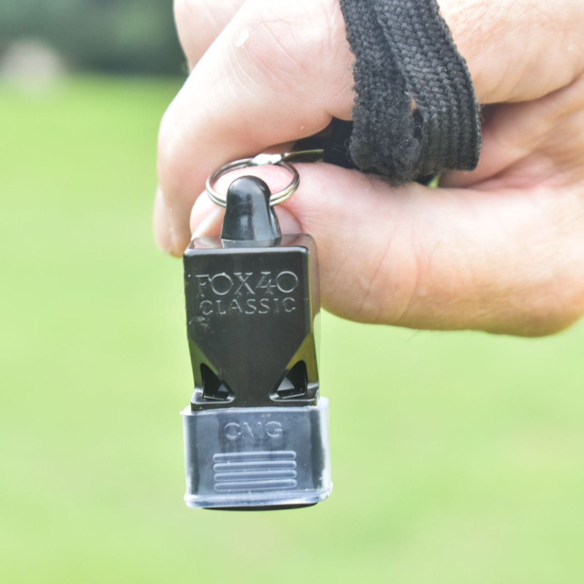 Classic Black Fox40 Safe Whistle CMG Football Outdoor Indoor Sport Referee