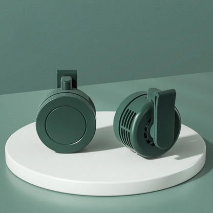 Green 360 Degree Adjustable Silent Mini Bladeless Electric Fan