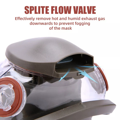 Safety Respirator Vapour Chemical Spray Painting Gas Mask 7 in 1 Full Face