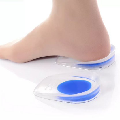 1 Pair Large Insoles Pad Shoe Cushion Cushion Gel Heel Pain Relief Support