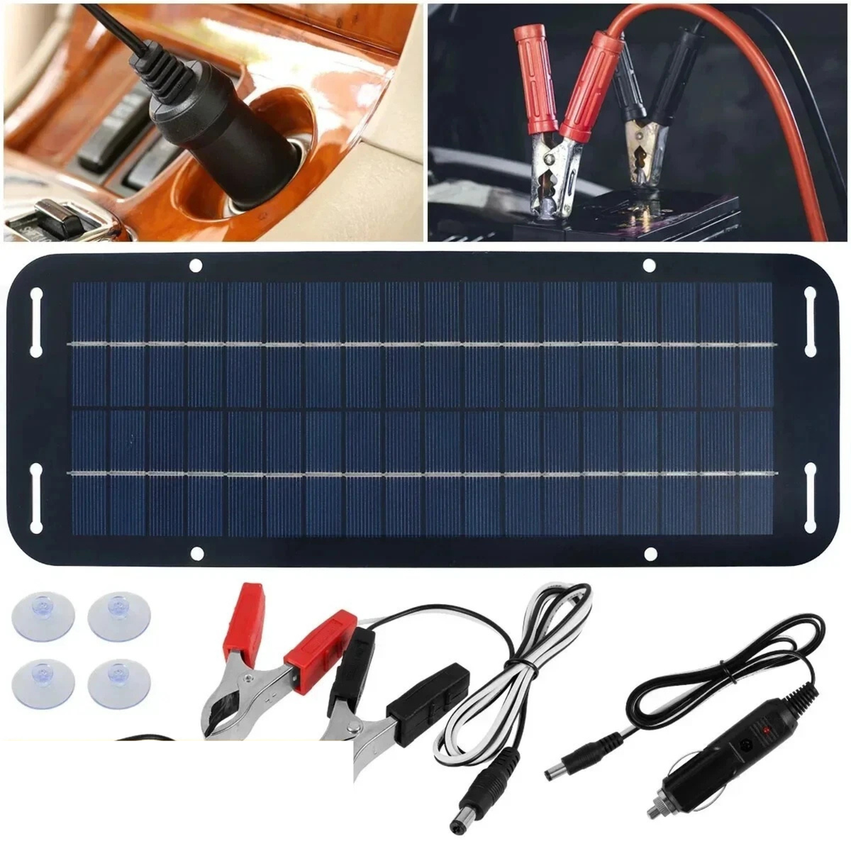 Solar 60W Panel Trickle Charger Maintains 12V Battery Power With Steadyflow