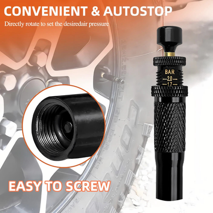 Portable 4PCS Tyre Deflators Air Quick Deflator Tire Valve Pressure Tool Kit