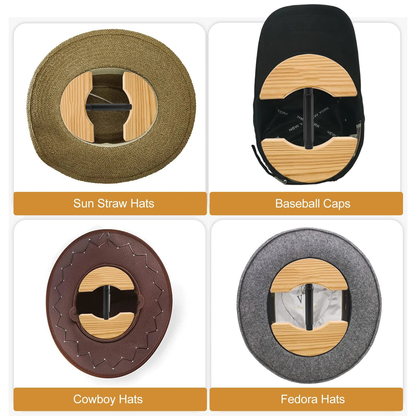 Hat Stretcher Adjustable Wooden Extender Cap Size Tool Accessory Headgear Use