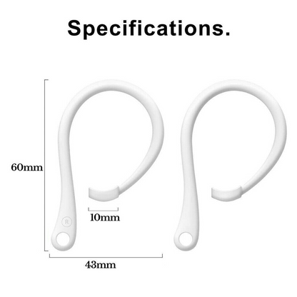 Anti-lost Earhooks Strap For AirPods Silicone Pro 2nd 3rd generation White