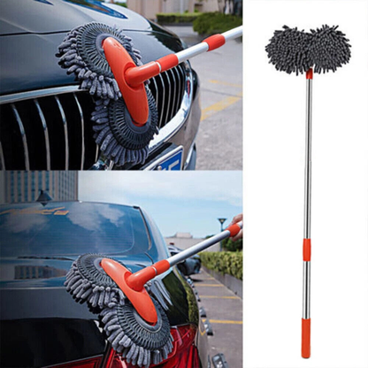 Adjustable Car Wash Mop Cleaning Brush with Extendable Handle for Easy Use