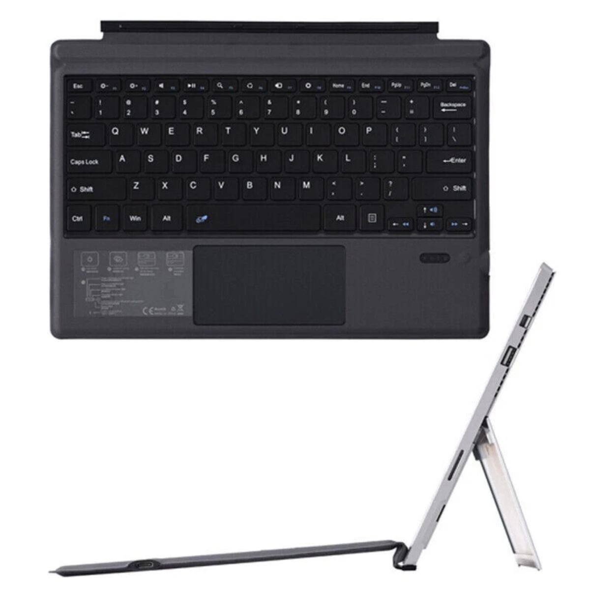Wireless Keyboard Backlit Magnetic Type Cover Ultra Slim Laptop Accessory