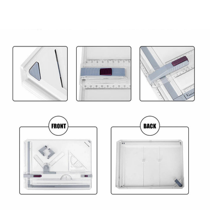 PRO A3 Drawing Board Table Parallel Motion Design Artist Drafting Workstation